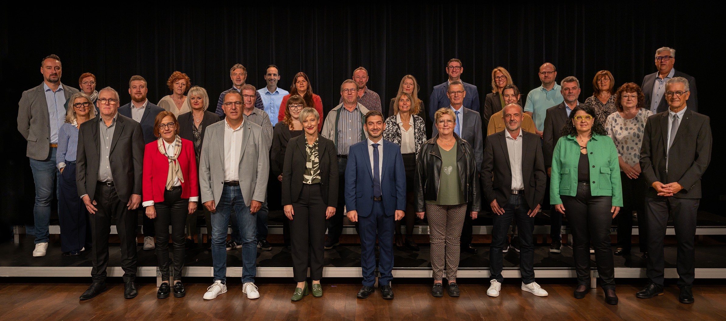 L'équipe "Val de moder - Avec vous, une énergie nouvelle" au complet!